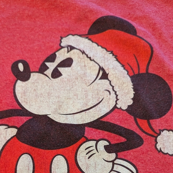 Disney Mickey Mouse Christmas Woman's Shirt Size S - Picture 9 of 10